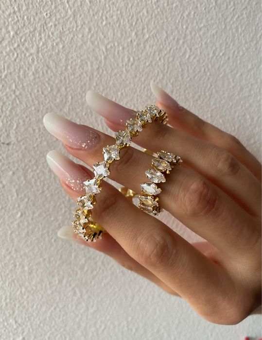 Set inel si bratara placate cu aur 18K