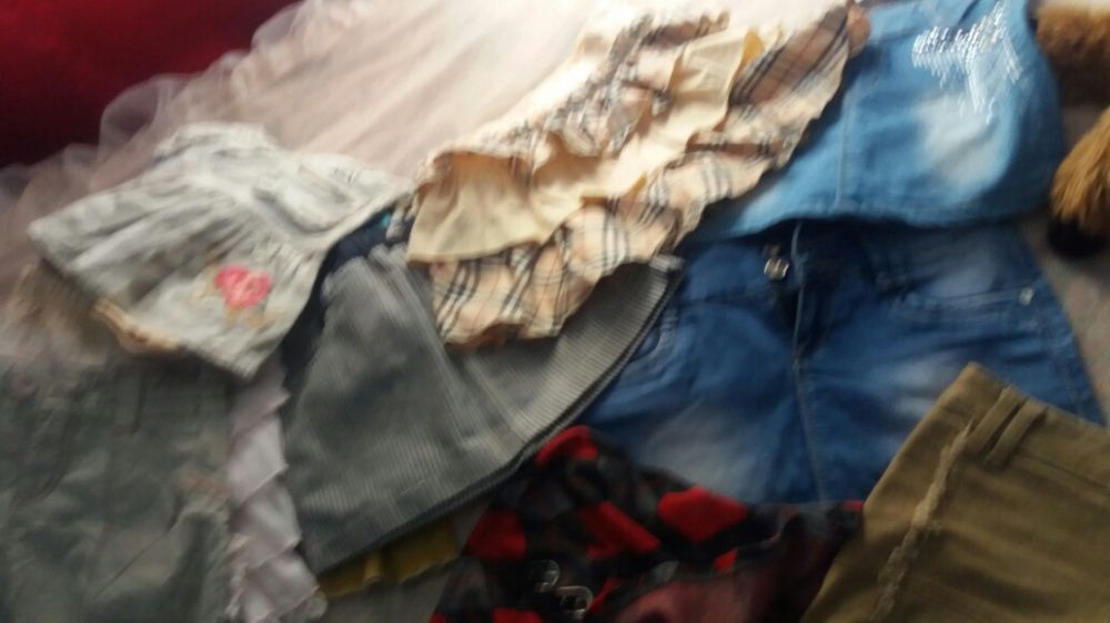 Юбки детские и шорты.