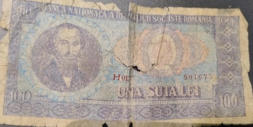 Colecție 4 bancnote 100 lei(1966)