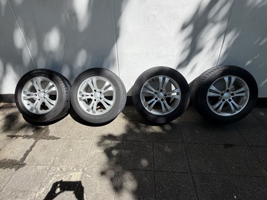 Джанти 16 5х112 +гуми Dunlop sp spotr