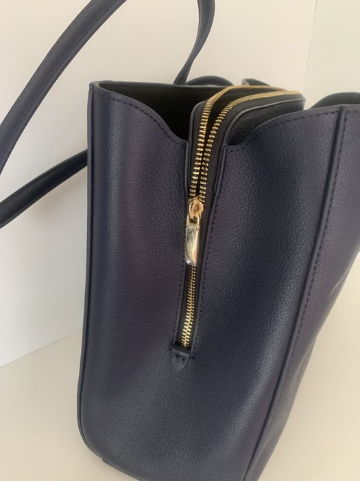 LK Bennet Olivia blue tote bag