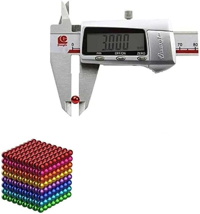 MagneDotz bile magnetice 1000 buc (neodymium), rainbow