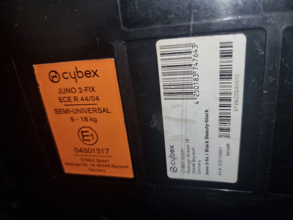 Scaun auto Cybex juno 2 cu isofix
