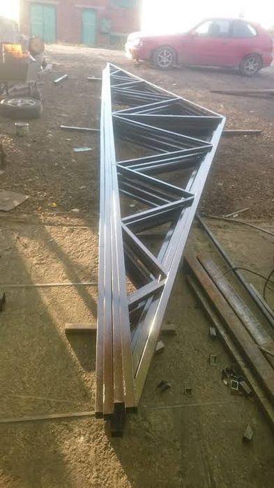 Фермы металоконструкции ворота