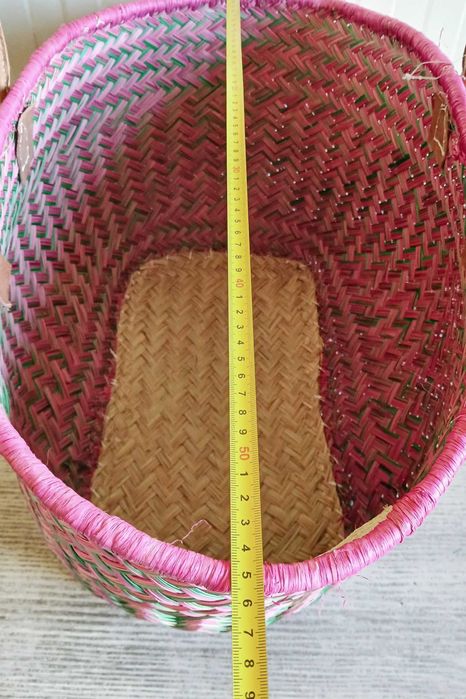 НОВА много голяма сламена чанта