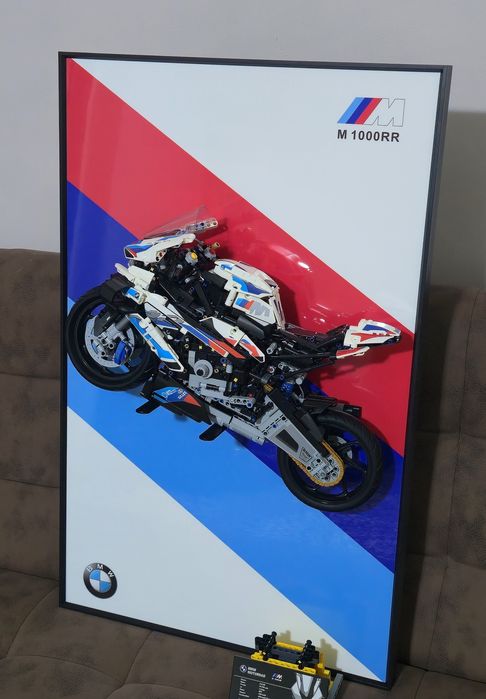 Рамка Lego BMW M 1000 RR, Lego картина