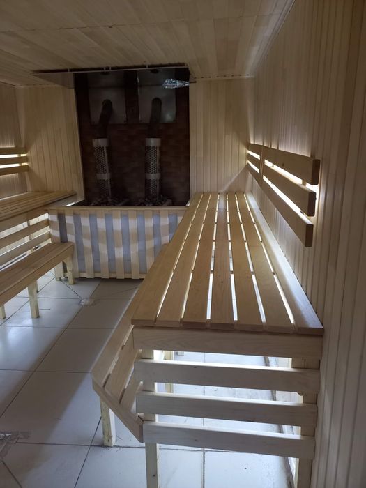 Обшивка бани вагонкой