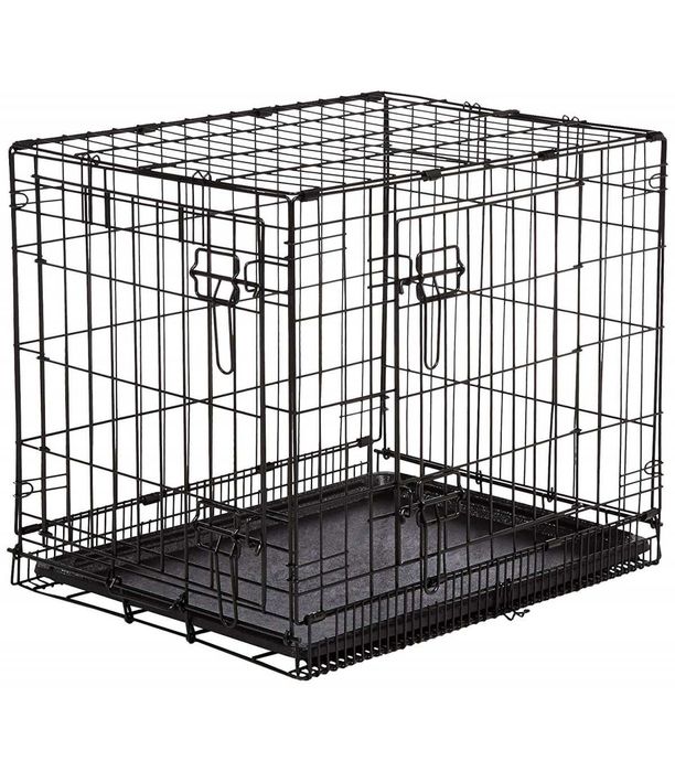 Cusca TRANSPORT Caine, marimea M. 76 x 46 x 53 cm, Noua, Metal, Tava detasabila