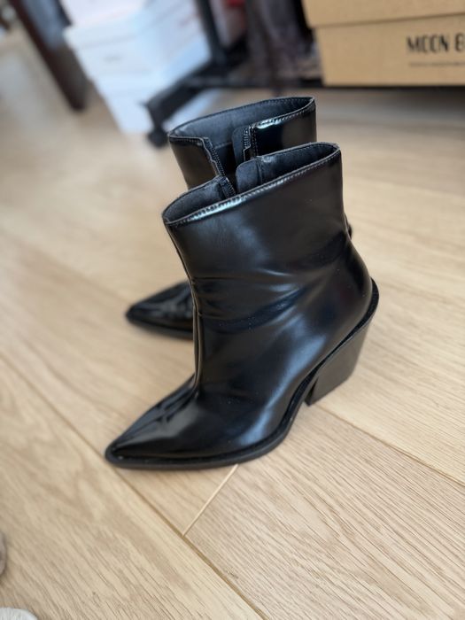 Каубойски кожени ботуши