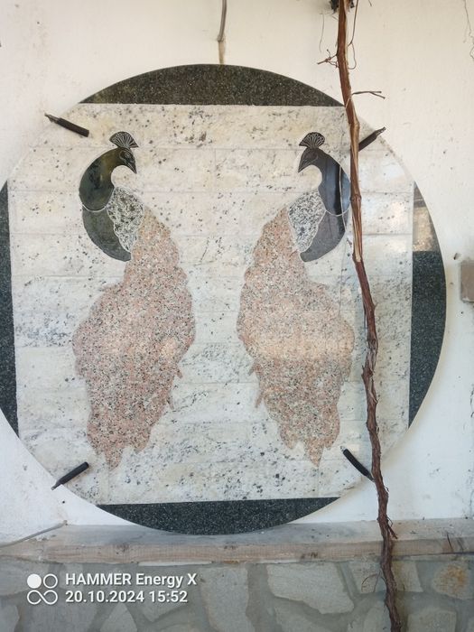 Мозайка ( пауни символ на богатство власт и безсмъртие)