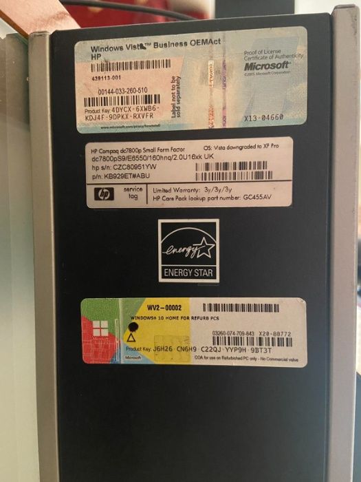 Топ оферта:Компютър HP Compaq/Монитор Acer G206/Клавиетура+Мишка