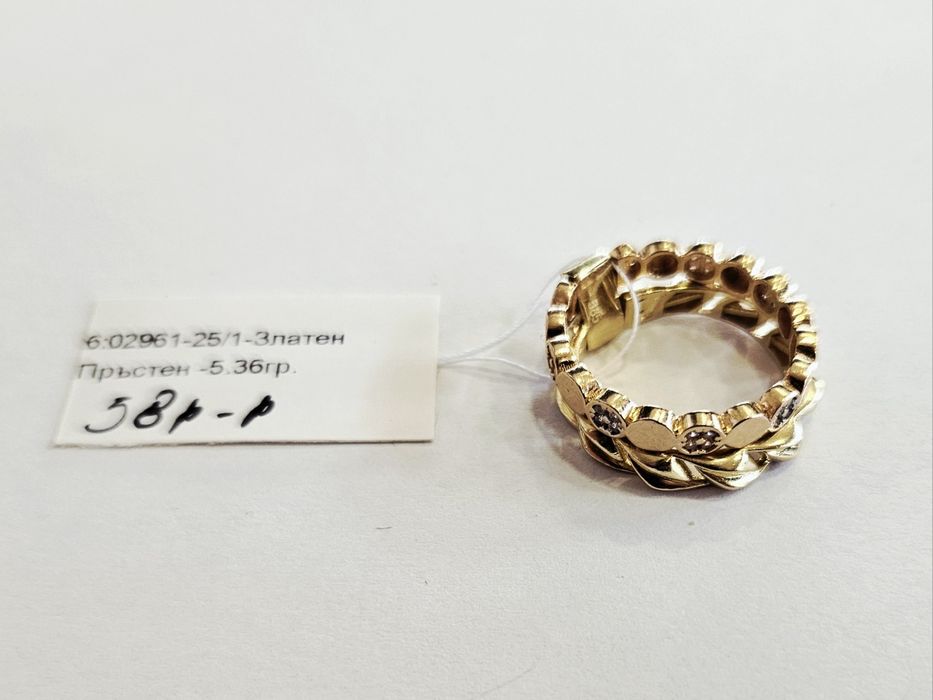 Златен пръстен 5.36гр 02961-25