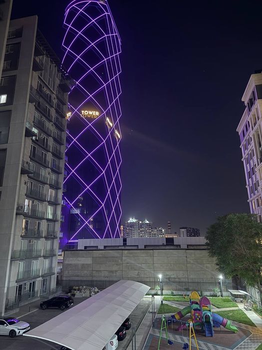 ЖК ZARAFSHAN CITY, новостройка, вид на Piramit Tower