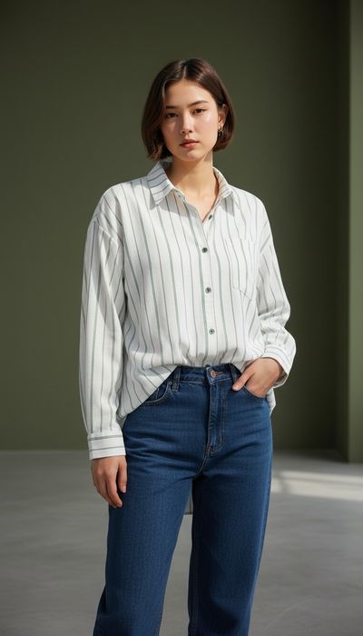 Рубашка в полоску