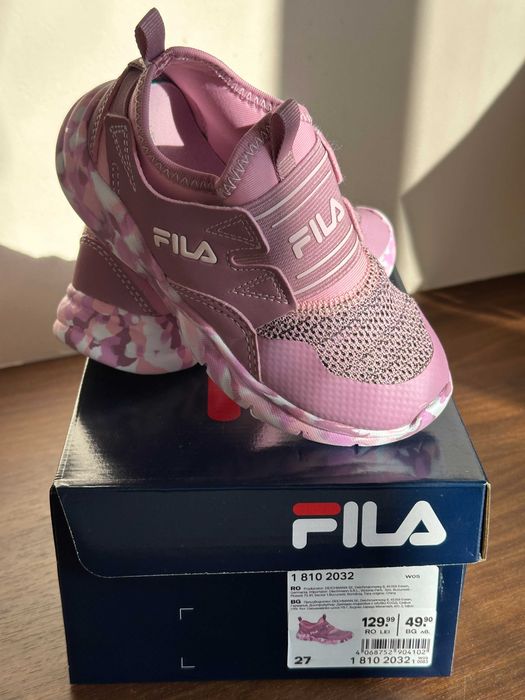 Детски маратонки без закопчаване FILA, размер 27