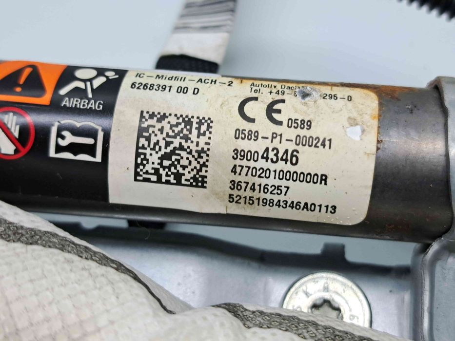 Airbag cortina dreapta Opel Corsa E [Fabr 2014-prezent] 39004346