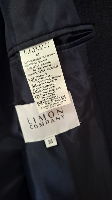 Мъжко синьо палто