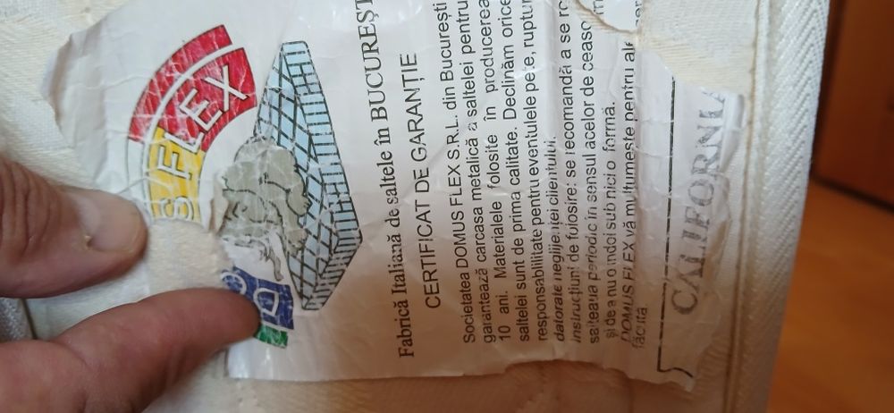 Saltea DOMUS-FLEX  pentru pat dublu dim. 160/200 m