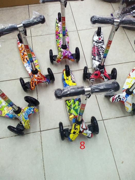 Тротинетка с Графити за деца 2 - 4 години MicMax 02