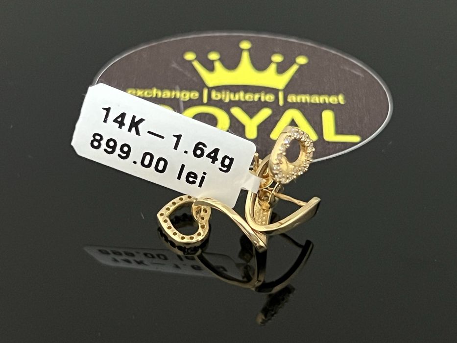 Bijuteria Royal CB : Cercei dama aur 14K  1,64 grame