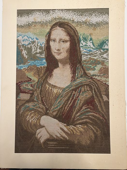 Goblen Monalisa Gioconda (lucrat manual)