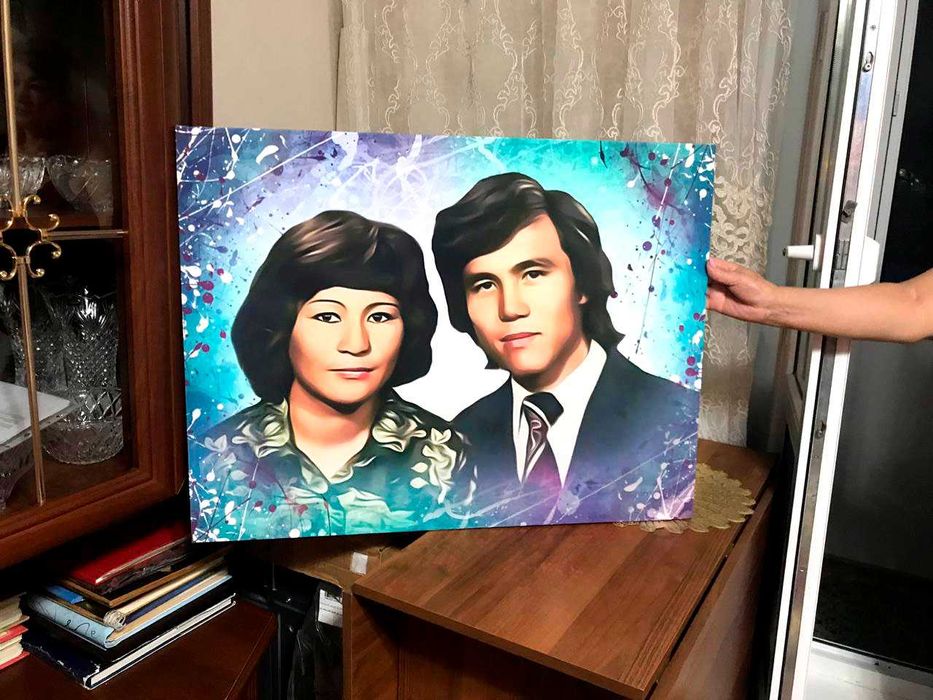 Арт портреты на холсте