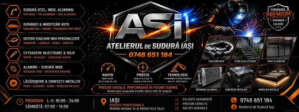 Sudura fontă, aluminiu inox