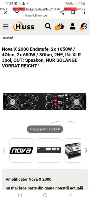 Vand sau schimb an domeniul audio profesionale la preț 350€ bucata