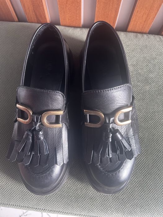 Маратонки и лоуфъри  естествена кожа