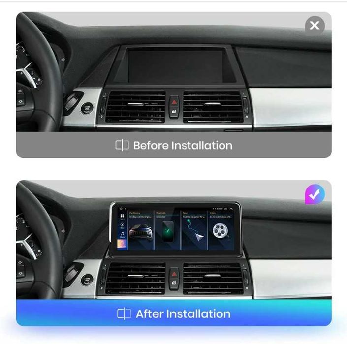 Navigatie Android  BMW x5 E70 / x6 E71 Dedicata , Carplay