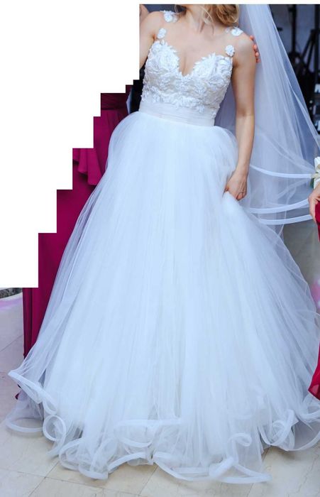 Rochie de mireasa Maya Fashion, marime XS-S, stare excelenta