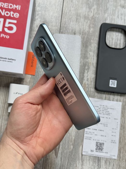 Redmi Note 15 Pro 256 GB 8+8 GB Ram Гаранционен Батерия 6500 mAh