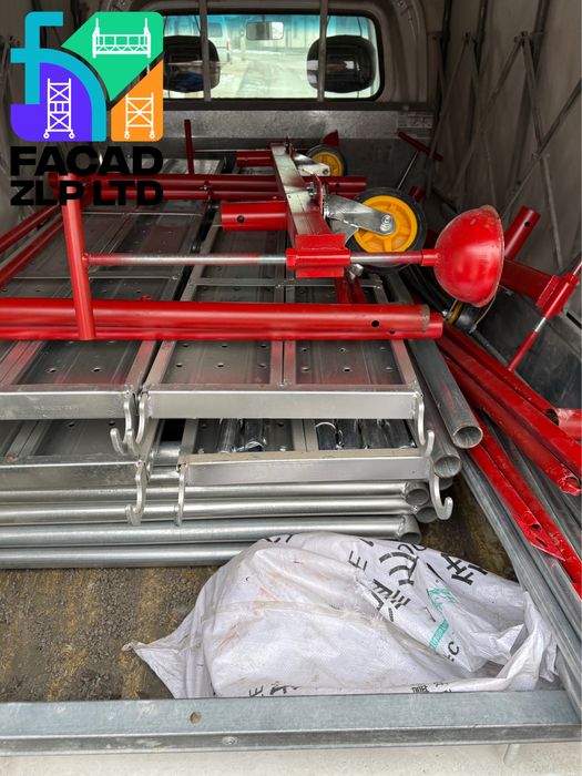 Строительные леса на колесах, с настилом, секция ограждения, качество