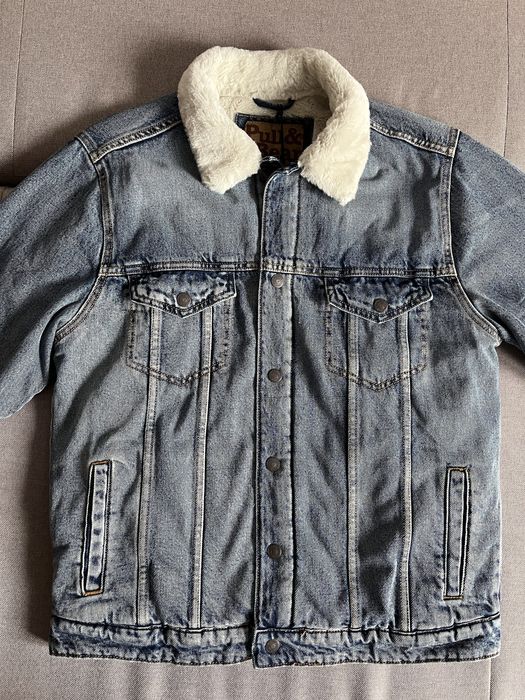 Geaca de blugi imblanita Pull&Bear