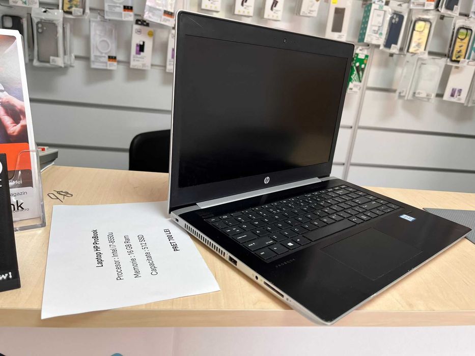 Laptop HP ProBook i7-8550u , 16 GB Ram , 512 SSD * Garantie *Buy Back * deviceXchange