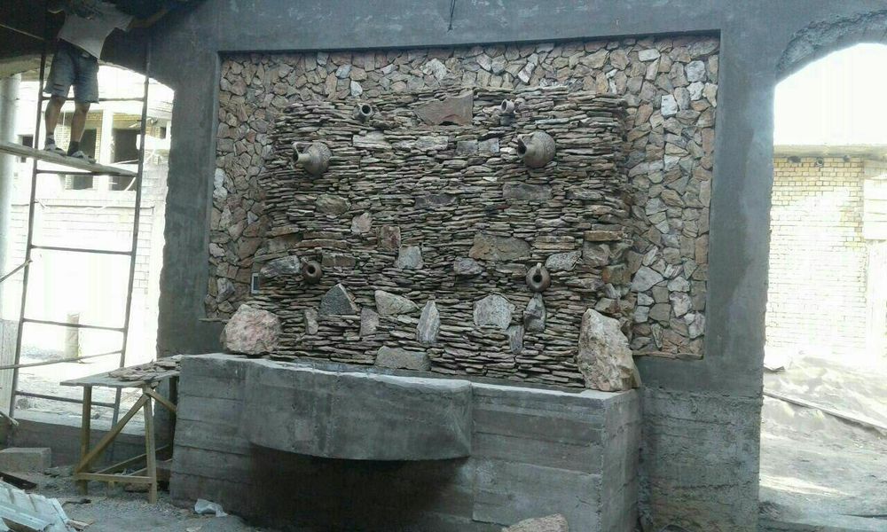 Рваный камень горный