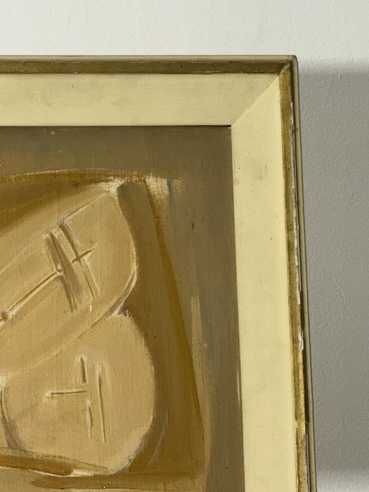 Scurtă Rugăciune, Tablou Original Semnat Liviu Lăzărescu, Ramă Lemn