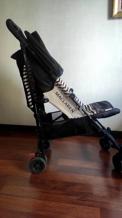 Количка MACLAREN 0м+ Quest Arc Railroad Stripe и зимен чувал