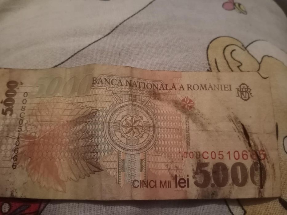 Bancnotă 5000 de lei 1998