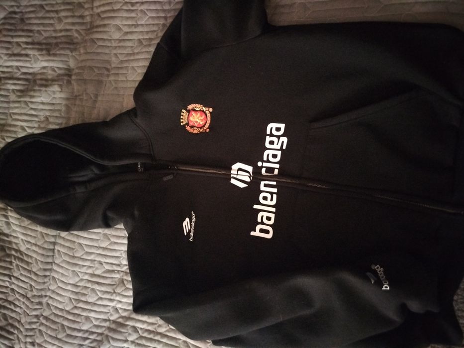 Balenciaga Paris zip hoodie