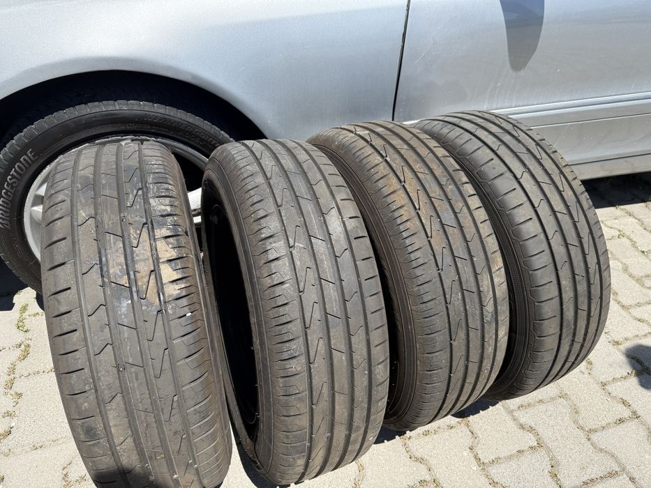 4 бр. джанти Hyundai kia с гуми HANKOOK 195/65/15 dot 22г Почети НОВИ
