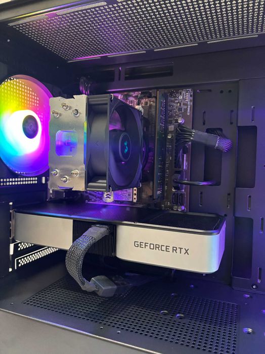 Геймърски компютър Intel Core i7 10700F, RTX 3060 Ti 8GB, 16GB ram