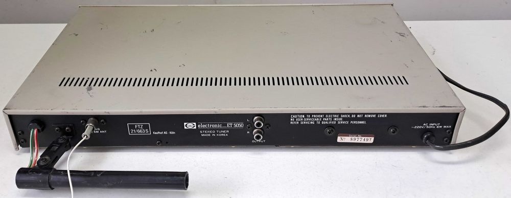 Elite ET 5050 Tuner Radio Analogic ptr amplificator Linie Audio Stereo