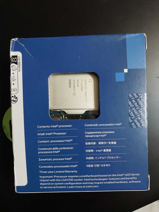 Intel Core i7 12700K + Asus Rog Strix B760-F Gaming Wi-Fi DDR5