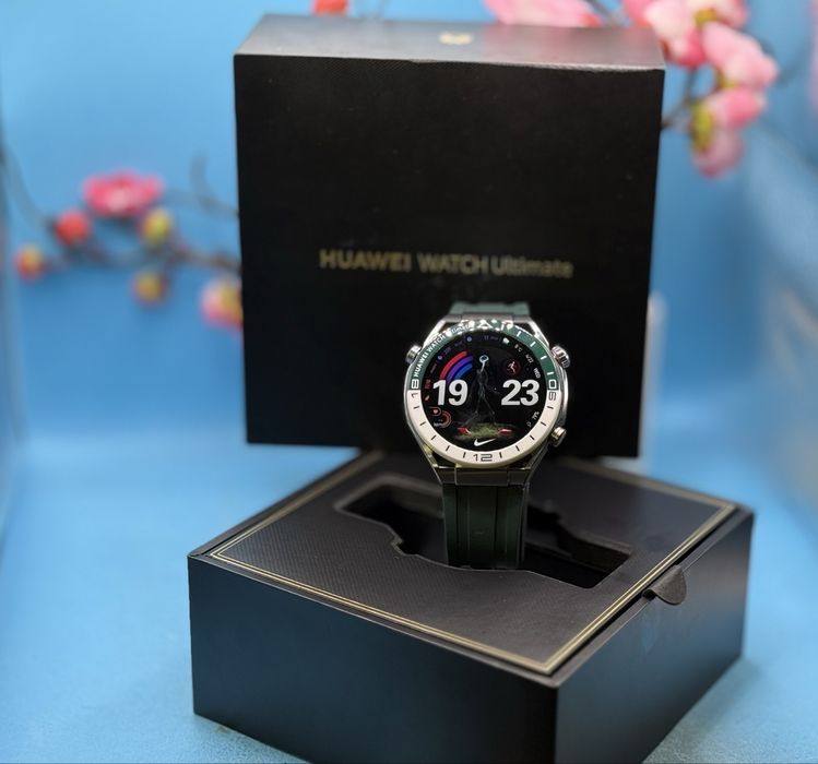 Смарт часовник Huawei Watch Ultimate, Titanium Green