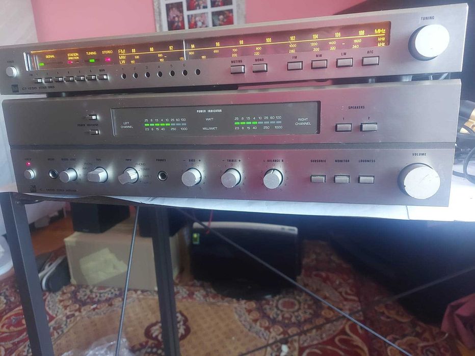 Dual CV-1450+CT-1250 linie HIFI vintage