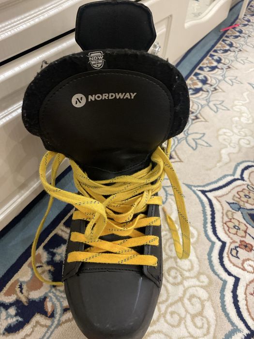 коньки nordway 550 41размер + щитки