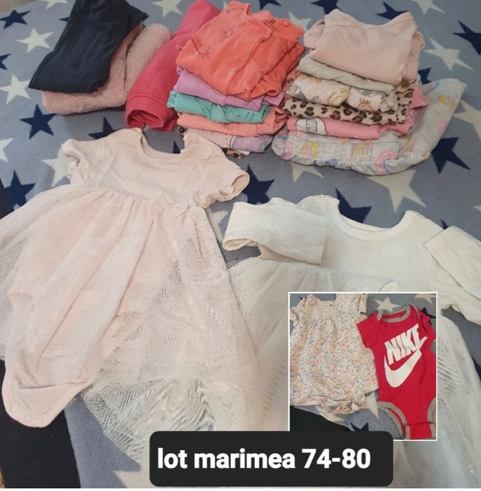 Lot fetița marimea 74-80