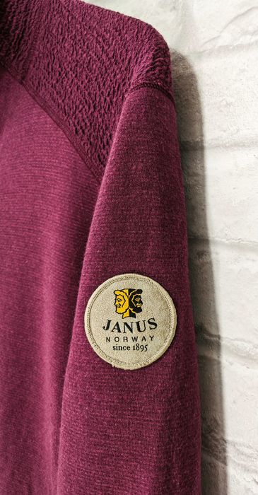 JANUS 83% Мериносова вълна дамска термо горница / фланелка размер М