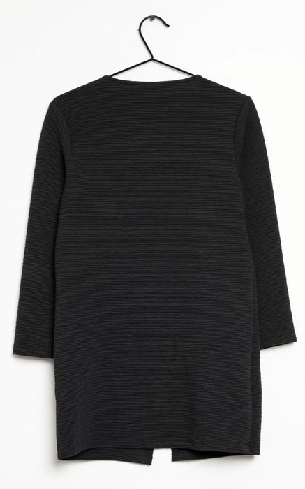 Нова дамска наметка жилетка сако черна розова  XS S M